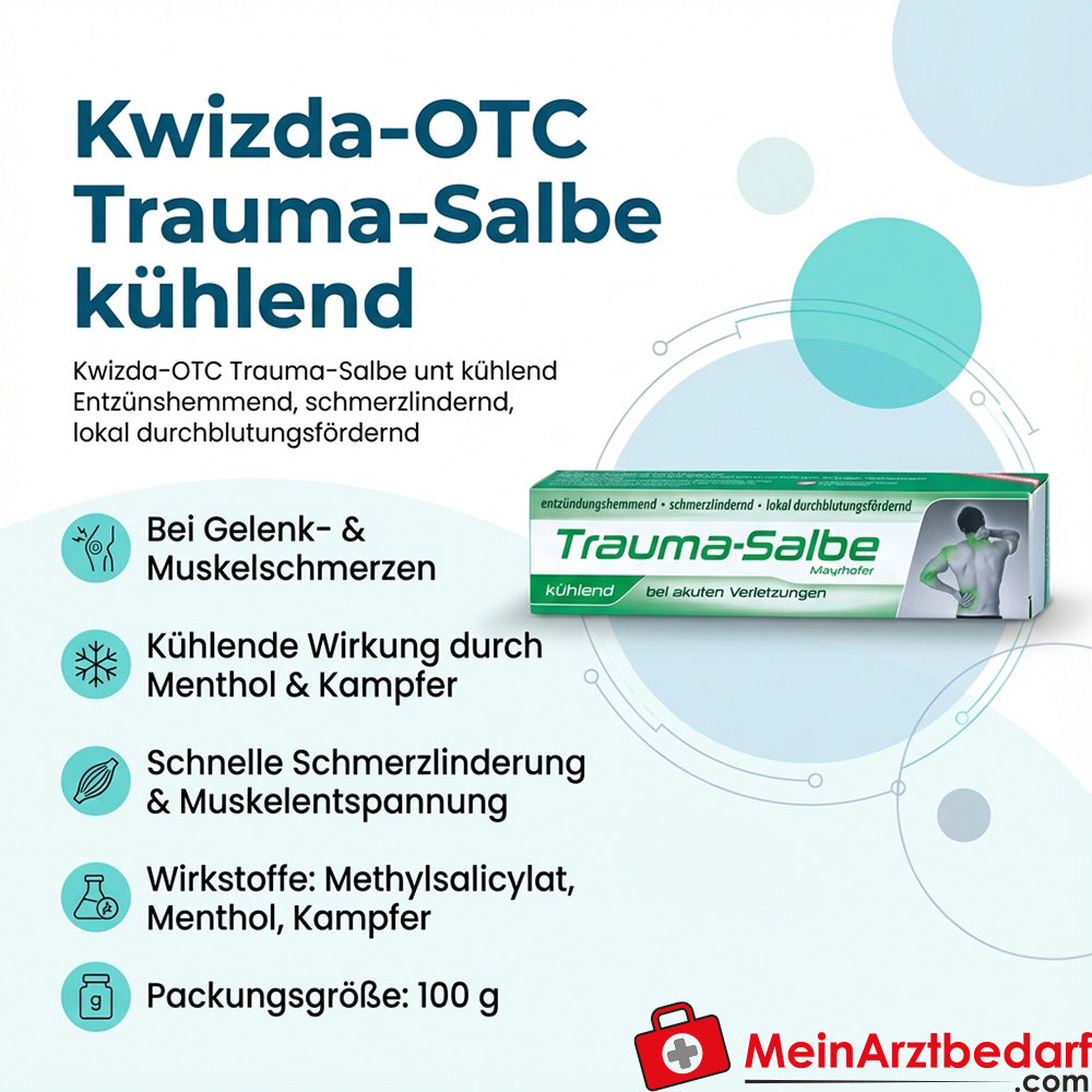 Kwizda-OTC Trauma-Salbe kühlend 100 g – gegen Gelenk- und Muskelschmerzen