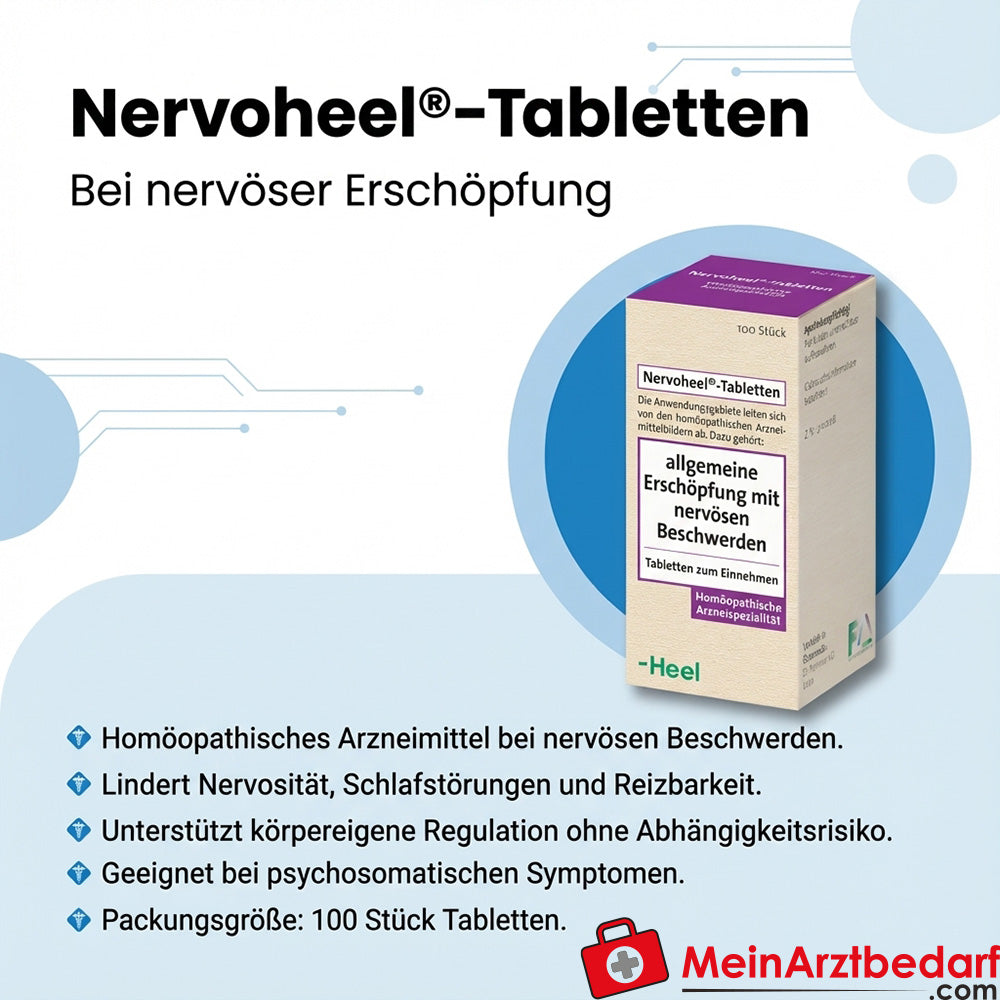 Nervoheel Tabletten 100 St. bei nervöser Erschöpfung