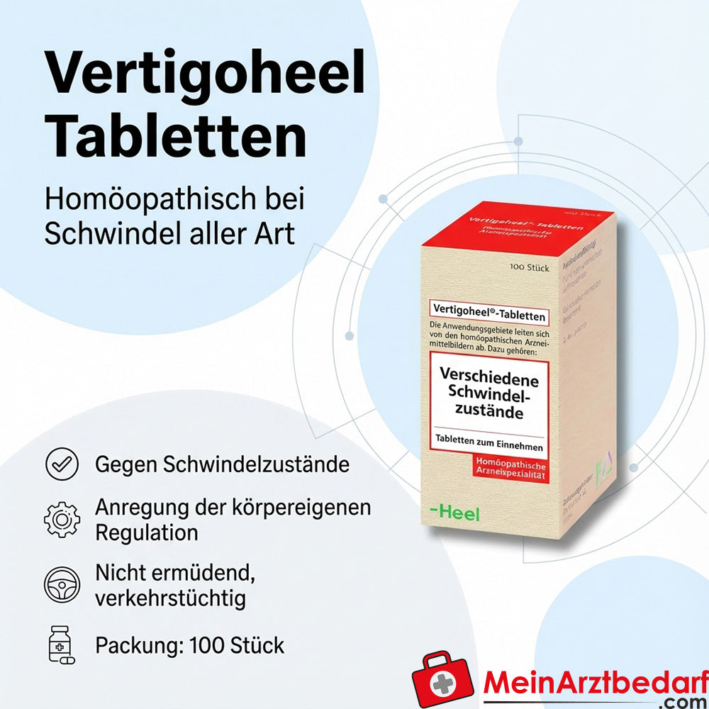 Vertigoheel comprimidos 100 unidades - homeopático para el mareo