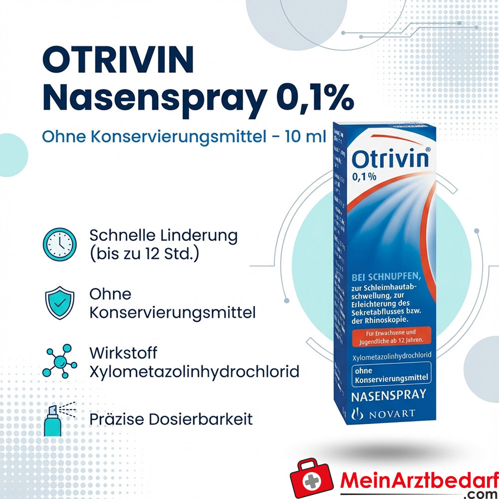 Otrivin (GSK-Gebro) spray nasal 0,1% sin conservante 10 ml