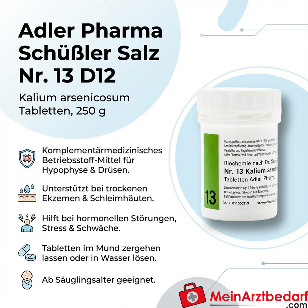 Adler Pharma Schüßler Salz Nr.13 D12 Tabletten 250 g