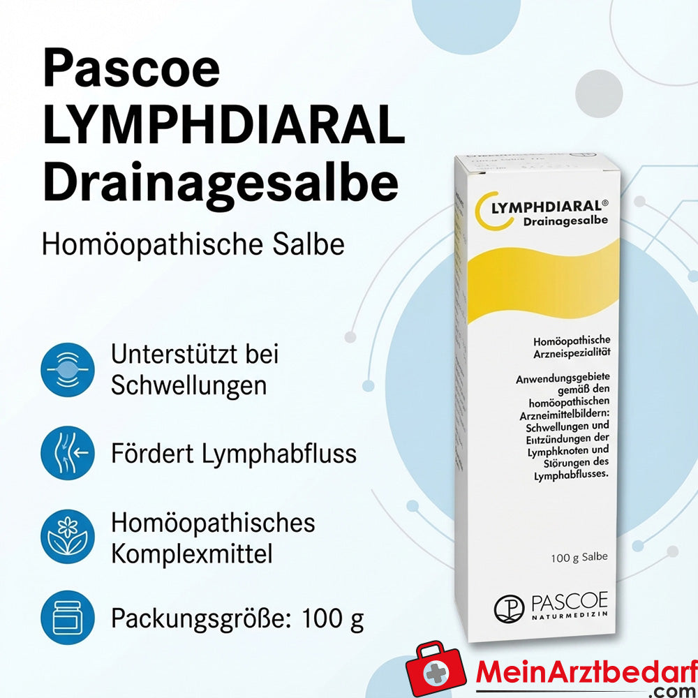 Pascoe LYMPHDIARAL Drainagesalbe 100 g homöopathische Salbe