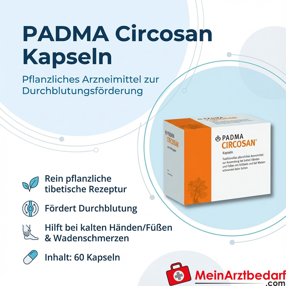 Padma Circosan 200 capsules - kruidengeneesmiddel ter bevordering van de bloedsomloop