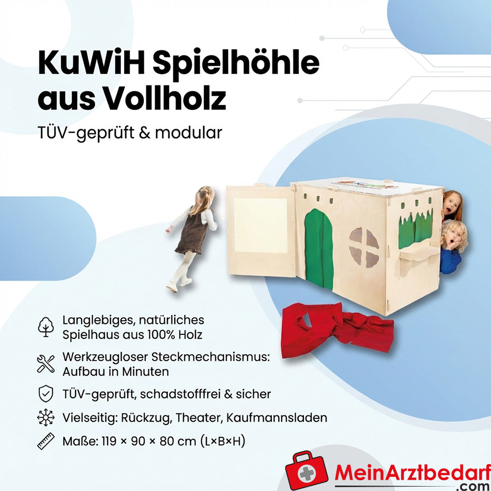 KuWiH Spielhöhle mit Firmenbranding (nach Wunsch)