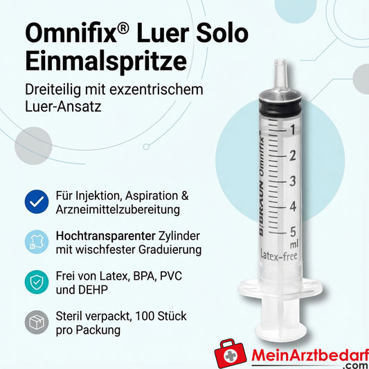 B. Braun Omnifix Luer Solo siringa monouso