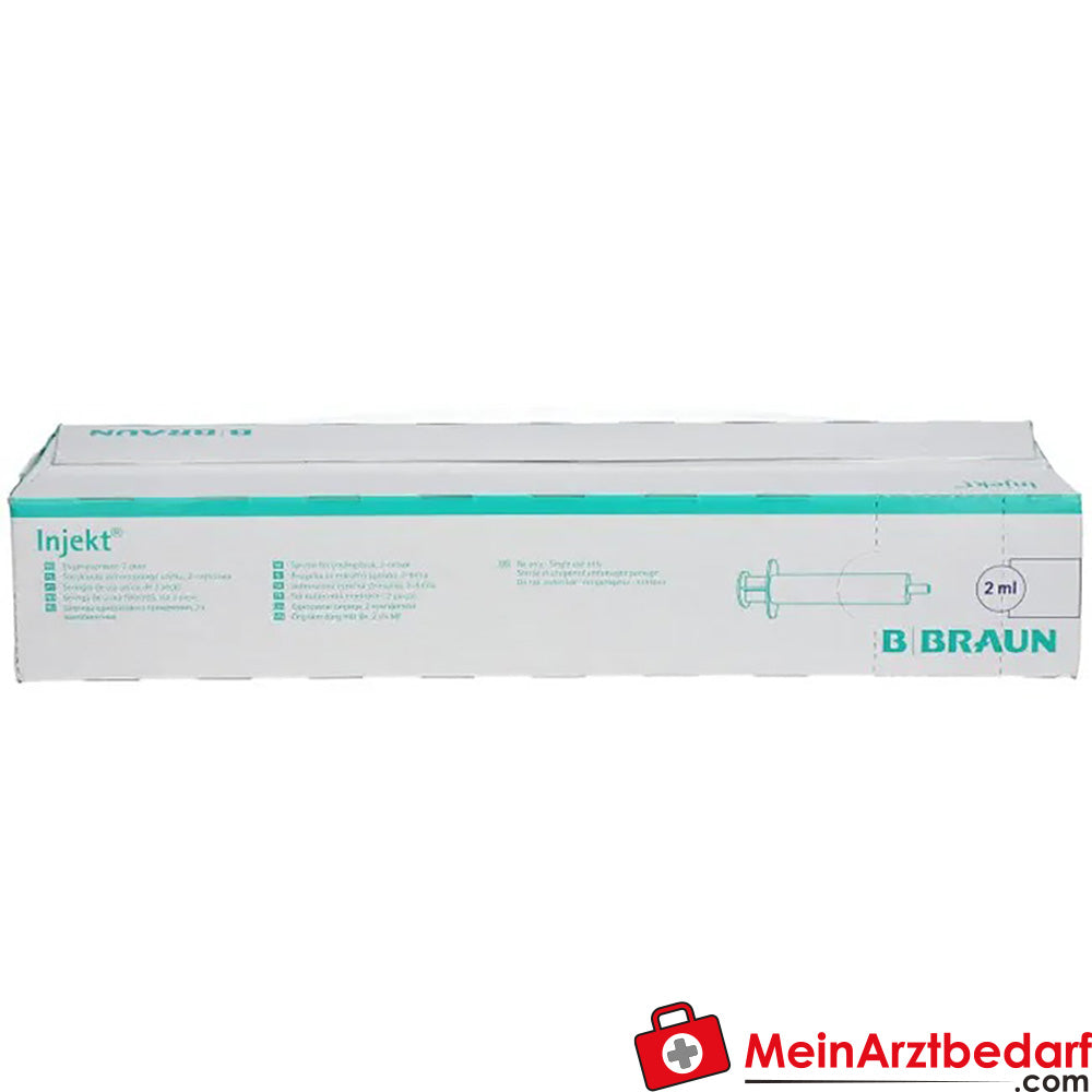 Braun Injekt® Solo 2-teilige Einmalspritzen mit zentrischem Konus Luer-Ansatz, 200ml.