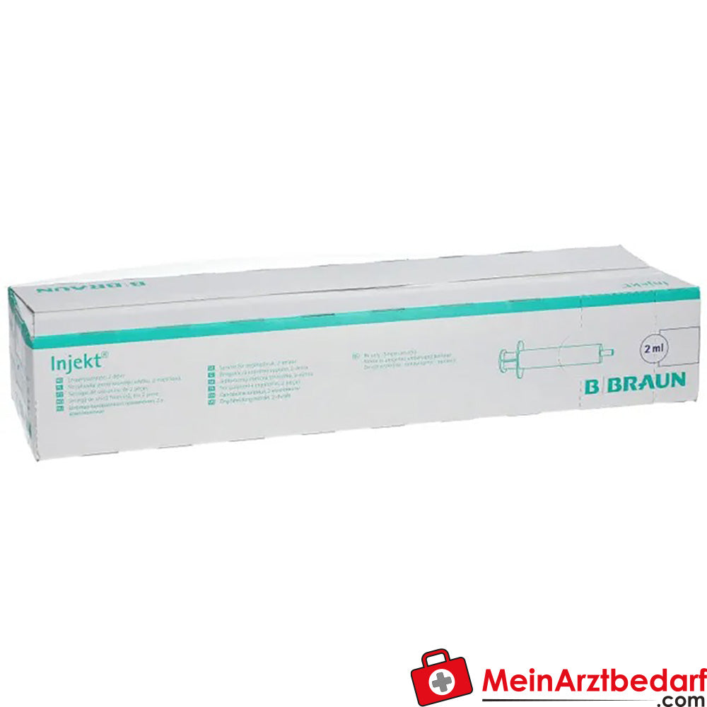 Braun Injekt® Solo 2-teilige Einmalspritzen mit zentrischem Konus Luer-Ansatz, 200ml.