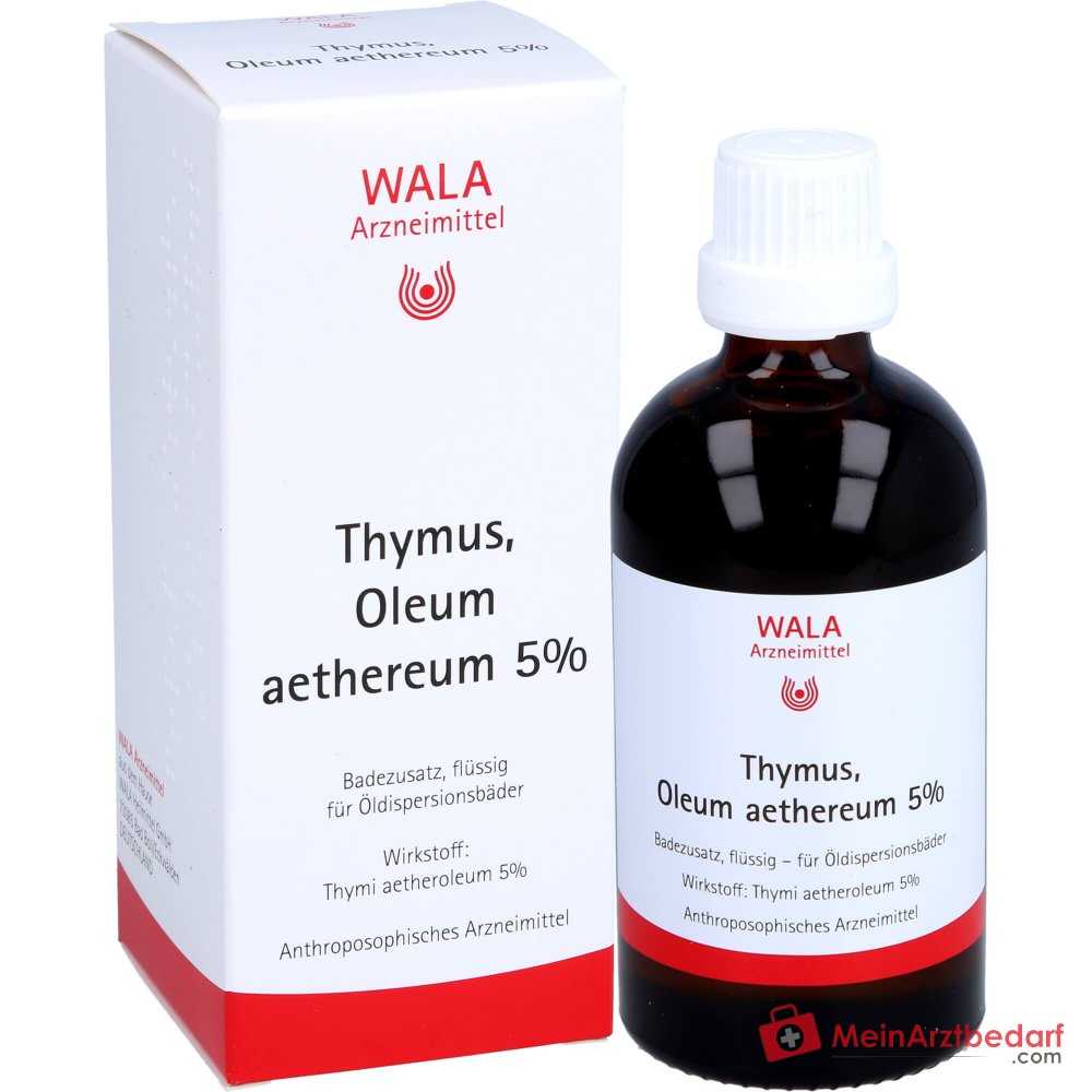 WALA Thymus Oleum aethereum 5% Tijmolie Badadditief, 100 ml