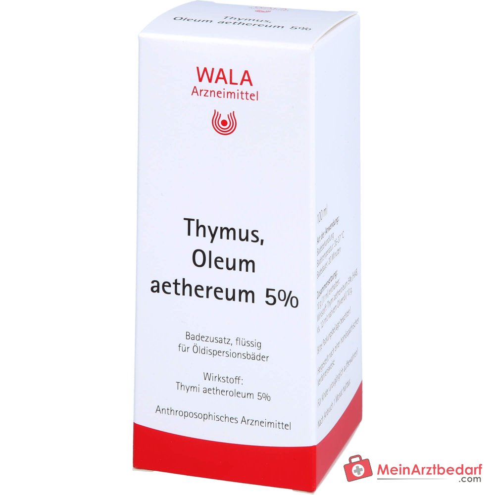 WALA Thymus Oleum aethereum 5% Tijmolie Badadditief, 100 ml