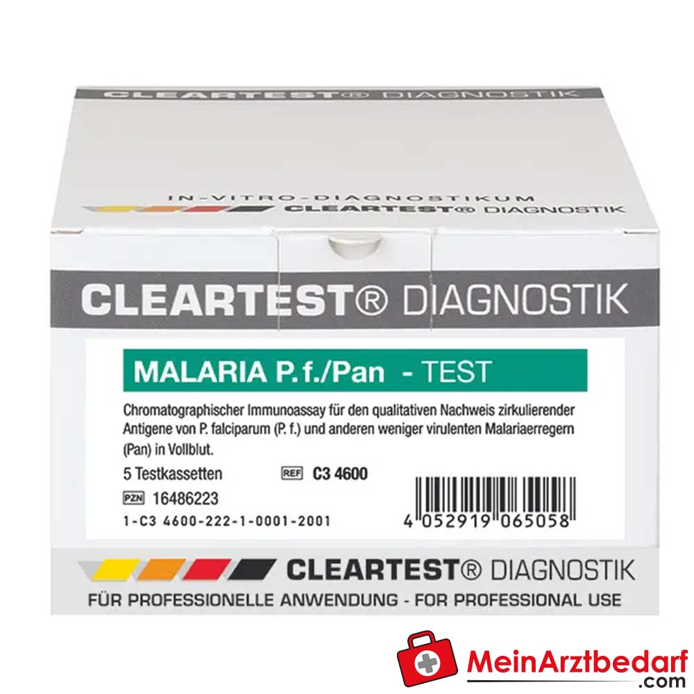 Cleartest Malaria P.f. / Pan, 5 St..