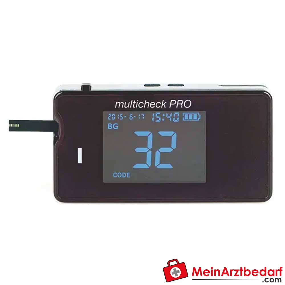 Lifetouch Multicheck PRO Dreifach-Messgerät (Blutzucker, Cholesterol & Harnsäure).