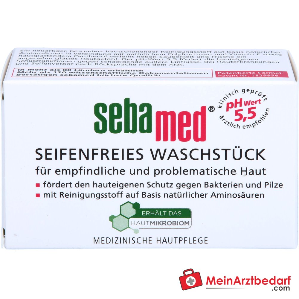 sebamed Seifenfreies Waschstück, 100 g.
