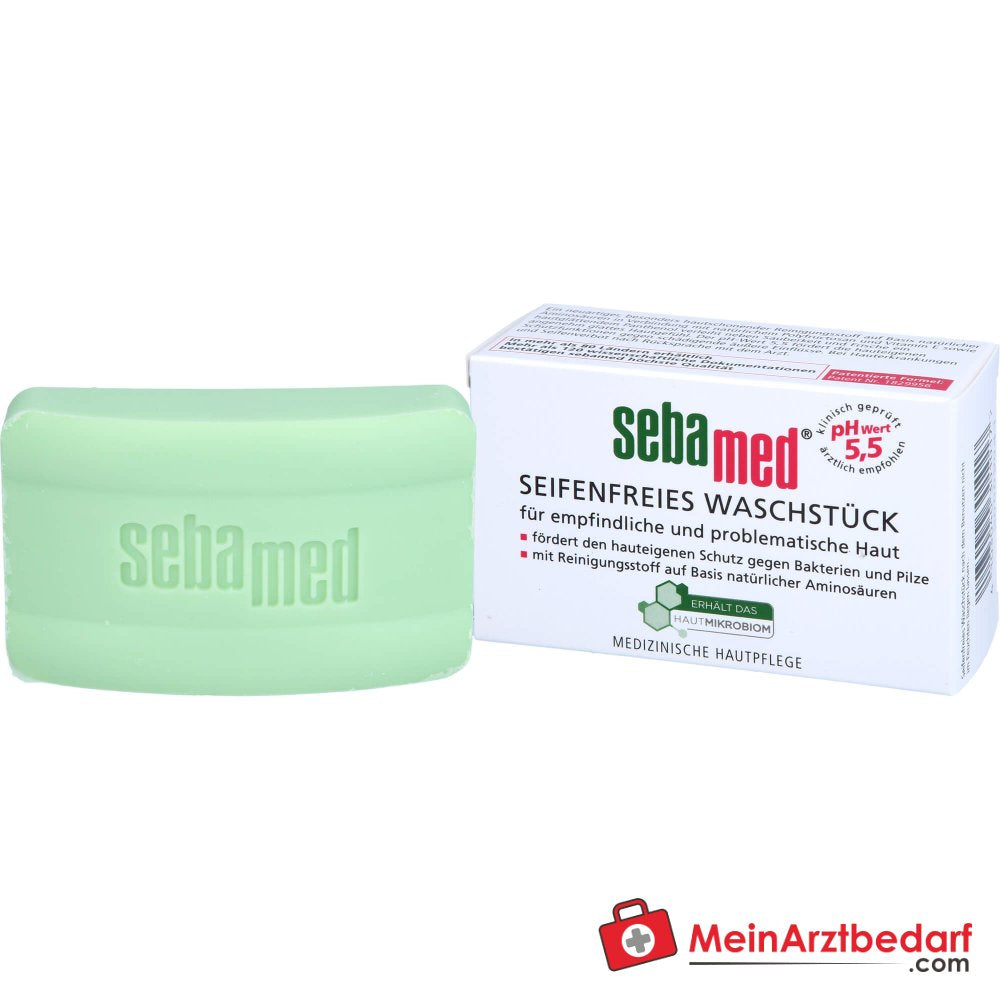 sebamed Seifenfreies Waschstück, 100 g.