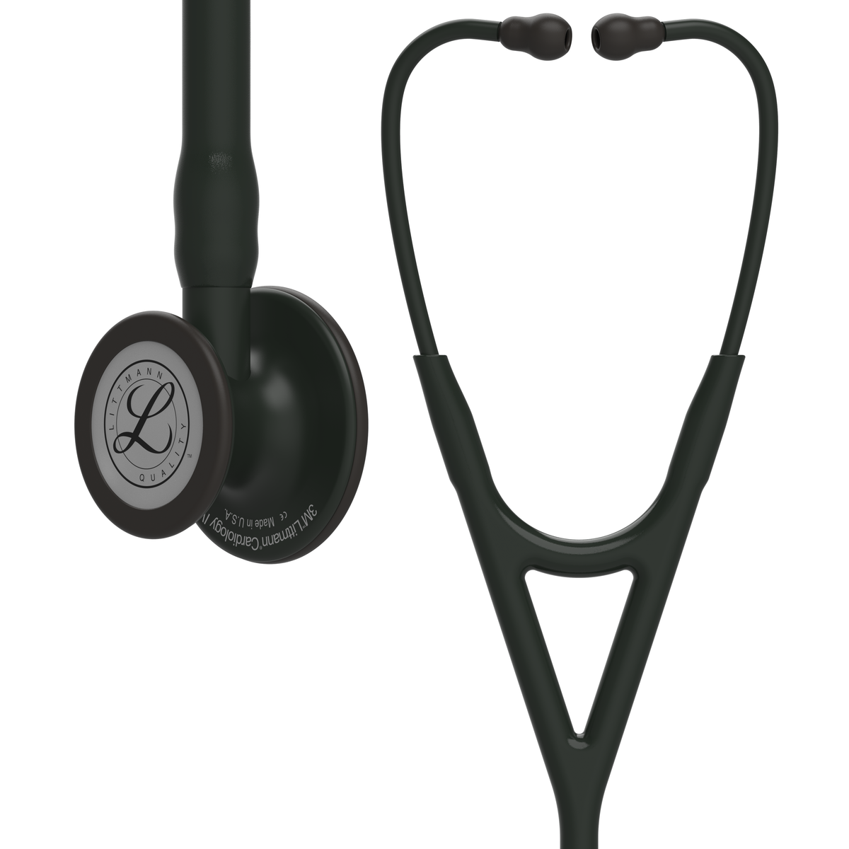 Stéthoscope Littmann Cardiology IV en acier inoxydable, double fréquence, pour adultes & enfants, Black-Edition