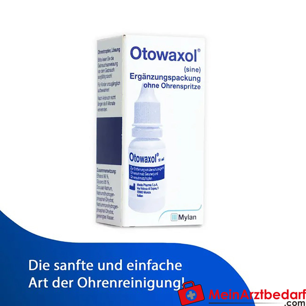 Otowaxol Sine Lösung - Ohrenschmalzentfernung zur sanften Ohreneinigung, 10ml.