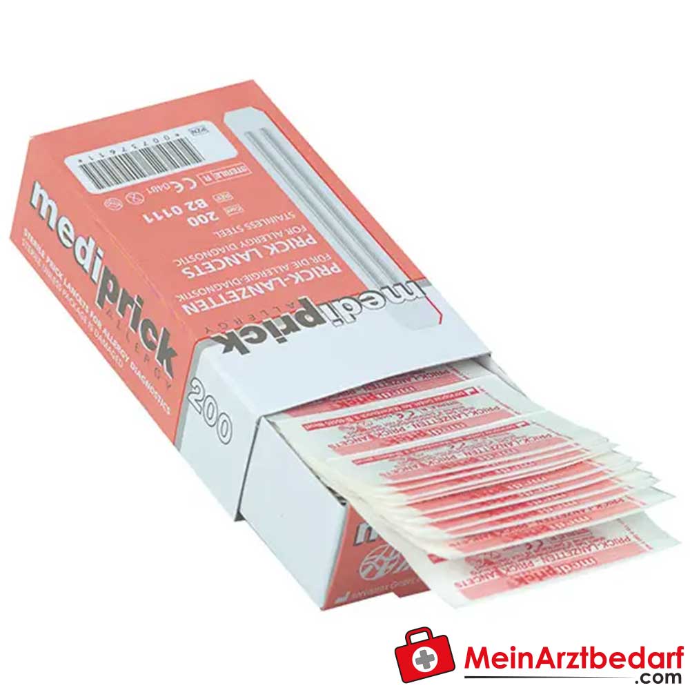Mediprick Allergietestlanzetten, 200 Stk..