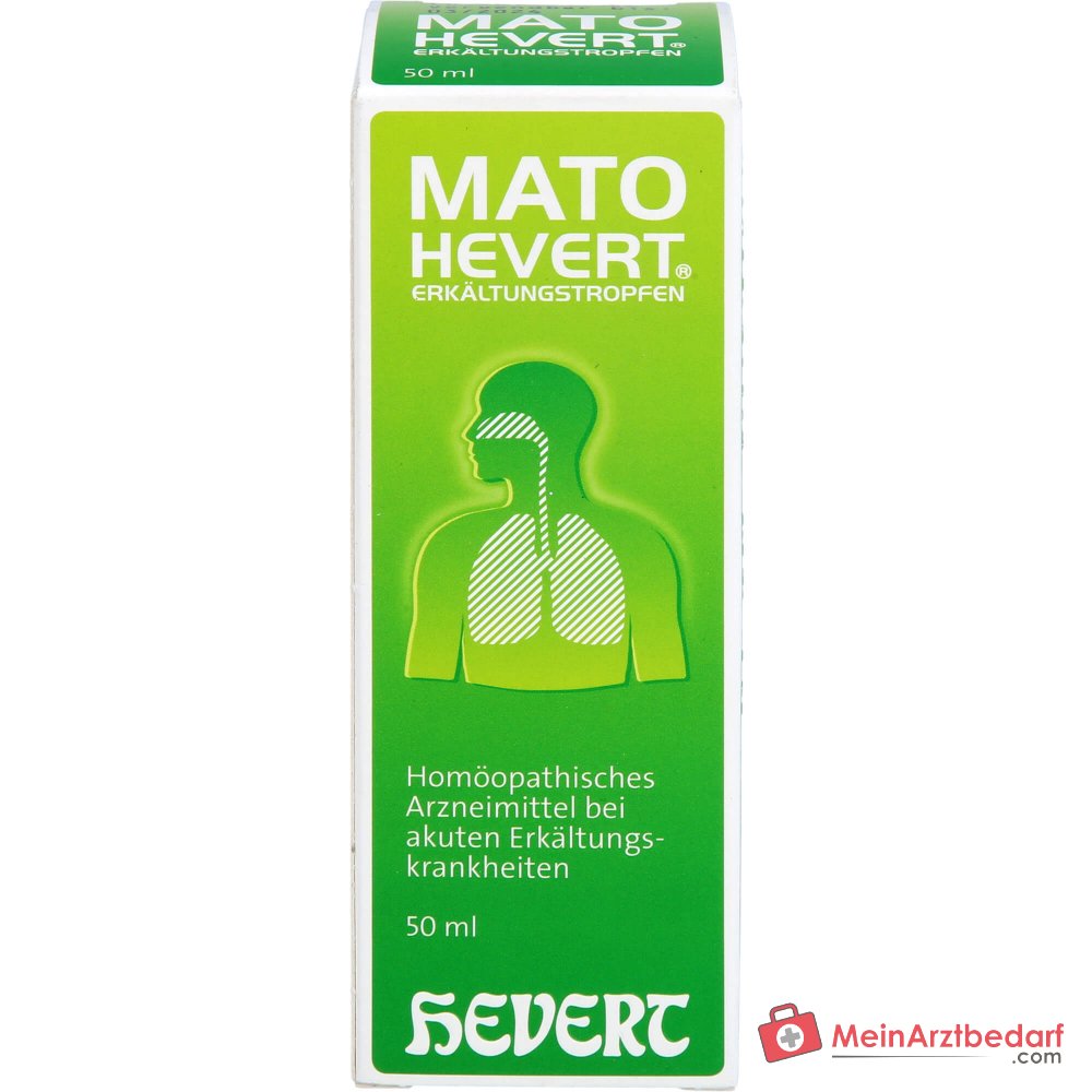 Hevert Mato Hevert gocce per il raffreddore, 50 ml