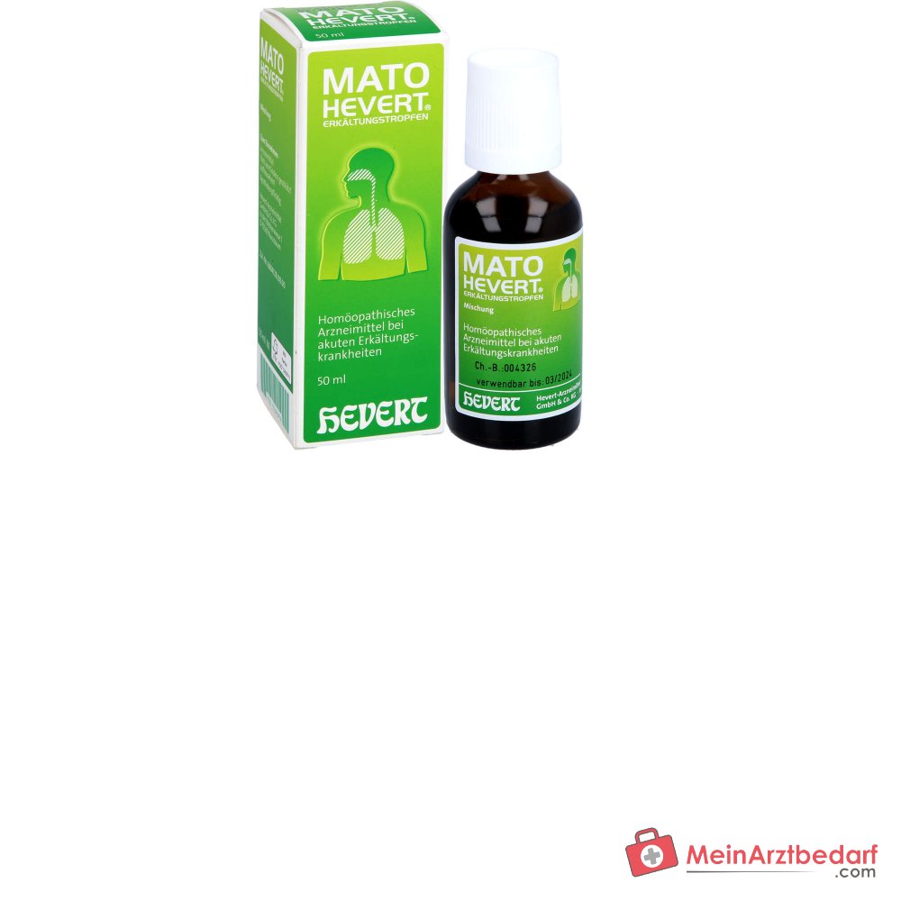 Hevert Mato Hevert Verkoudheidsdruppels Druppels, 50 ml