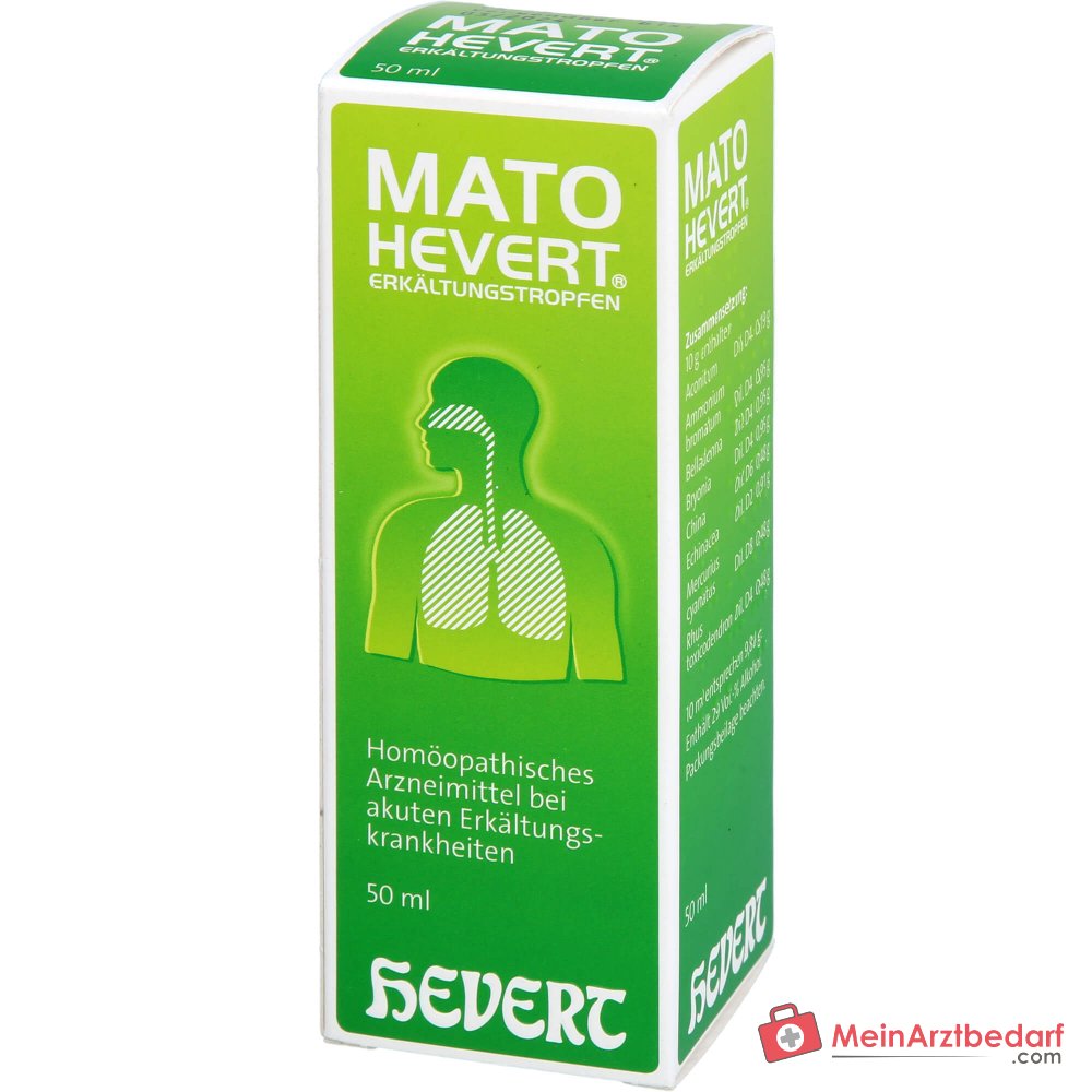 Hevert Mato Hevert Verkoudheidsdruppels Druppels, 50 ml