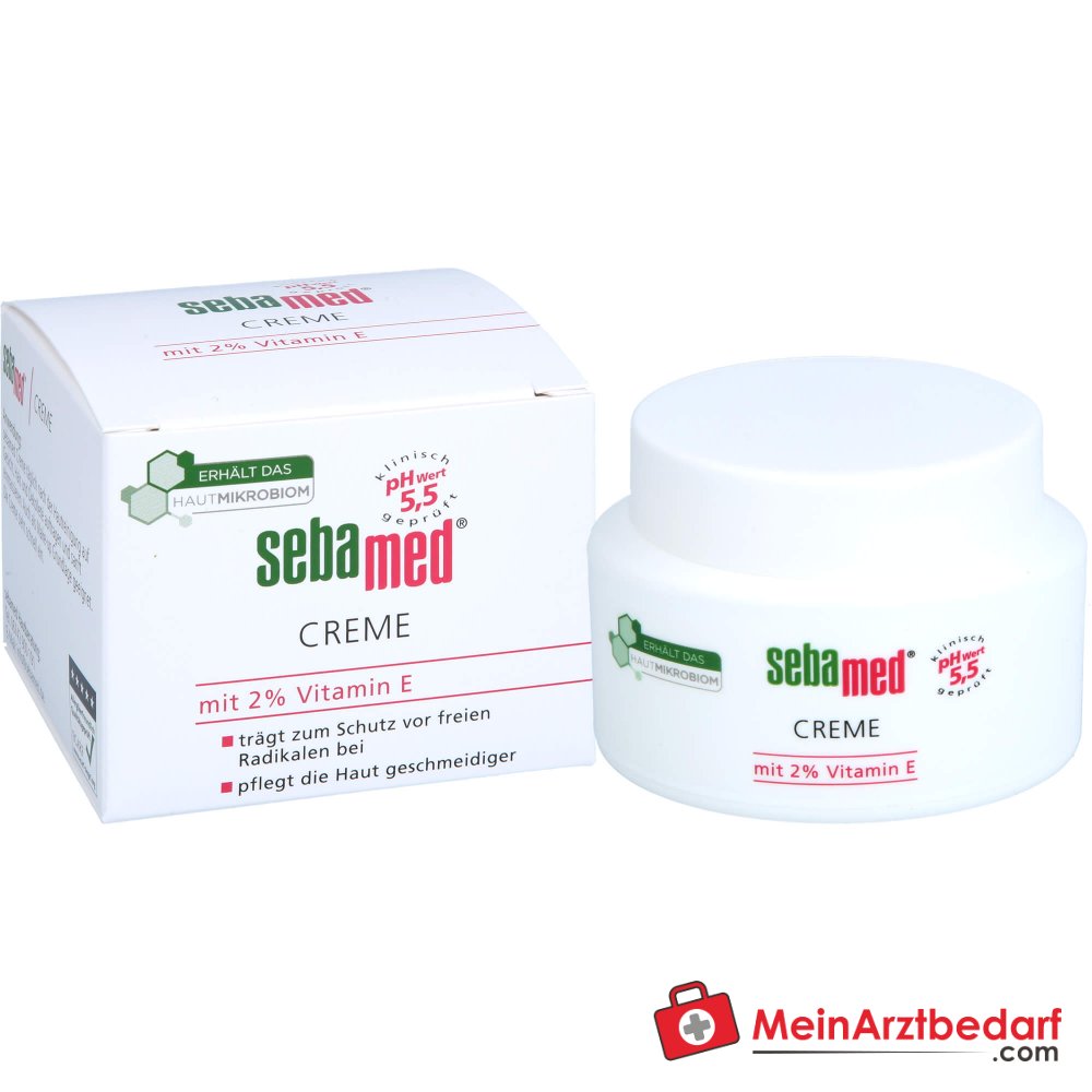 sebamed Creme mit 2% Vitamin E, 75 ml.