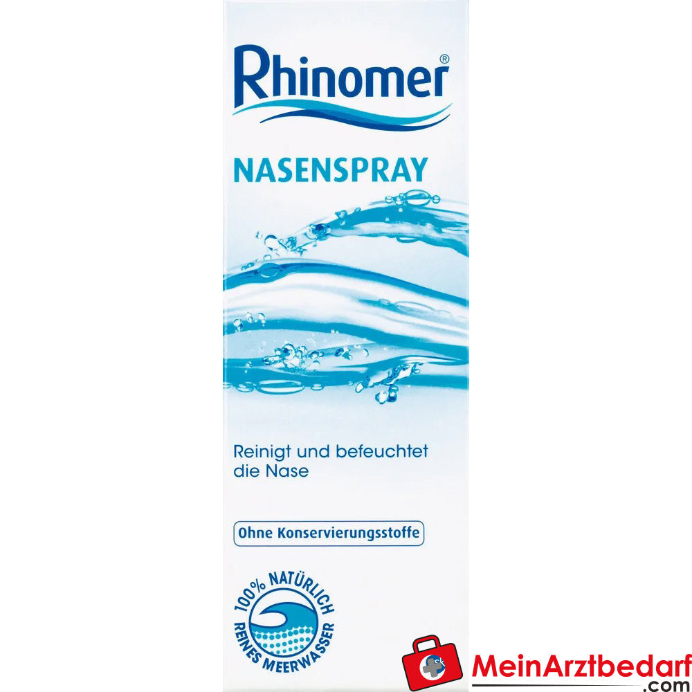 Rhinomer Nasenspray, steriles und isotones Meerwasser, 20ml.