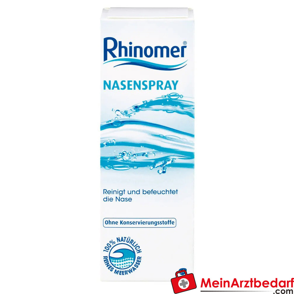 Rhinomer Nasenspray, steriles und isotones Meerwasser, 20ml.