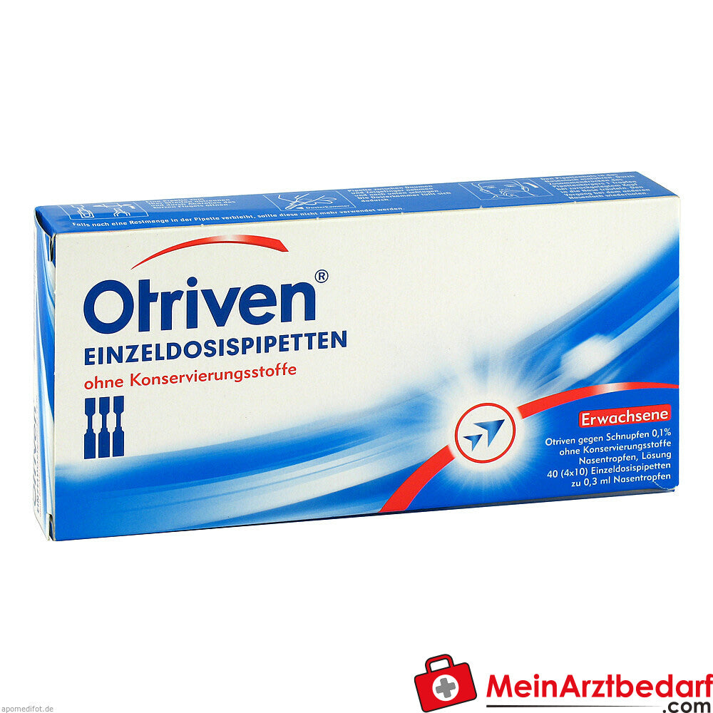 Otriven gegen Schnupfen 0,1%, 40x 0,3ml.