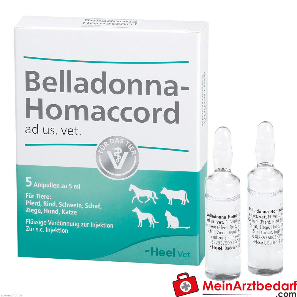 Belladonna homaccord vet, 5 st