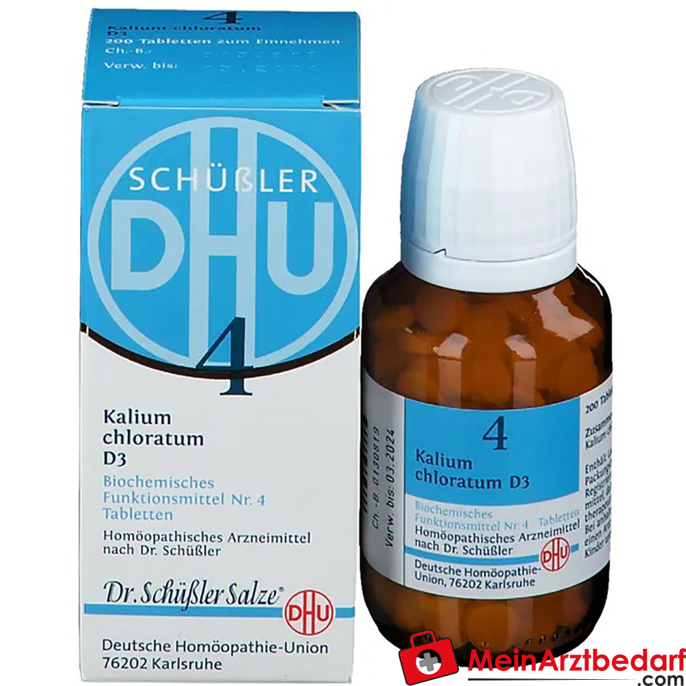 DHU Schüßler-Salz Nr. 4® Kalium chloratum D3.