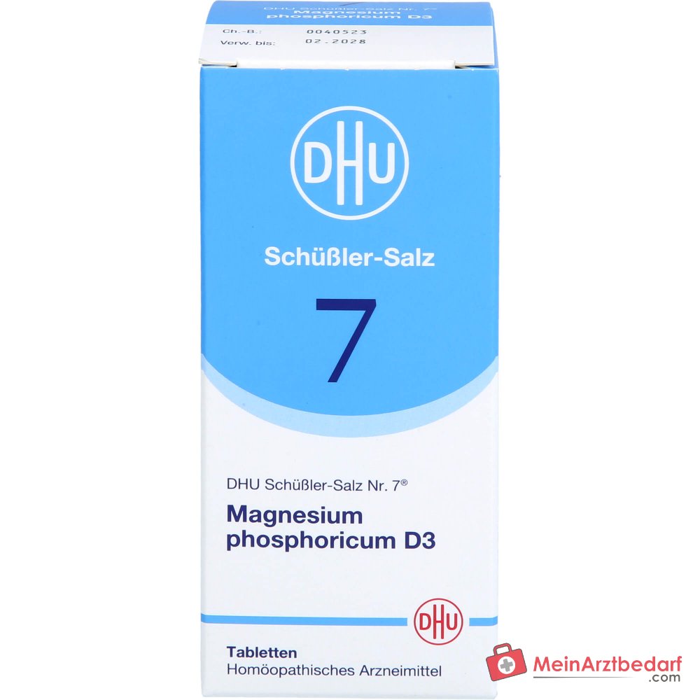 DHU Schuessler Sal nº 7 Magnesio fosfórico D3 Comprimidos 250 mg