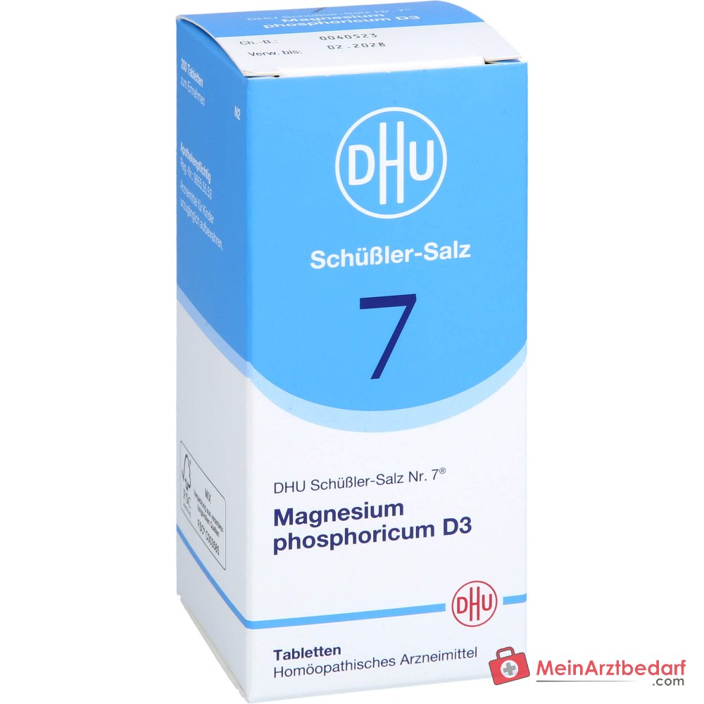 DHU Biochemie 7 Magnesium Phosphoricum D3 Tabletten, 80 st.
