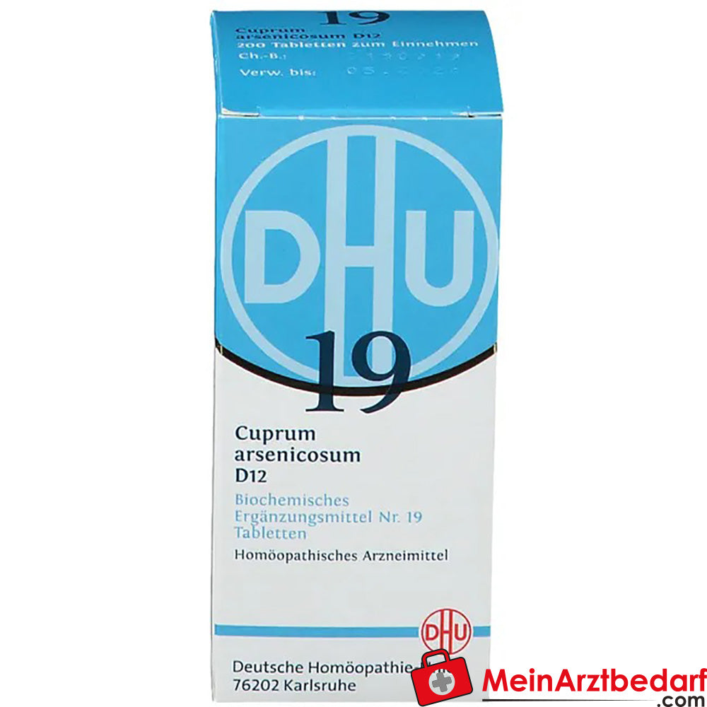 DHU Biochemie 19 Cuprum arsenicosum D12.