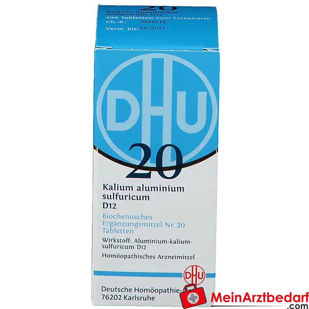 DHU Biochemie 20 Kalium aluminium sulfuricum D12.