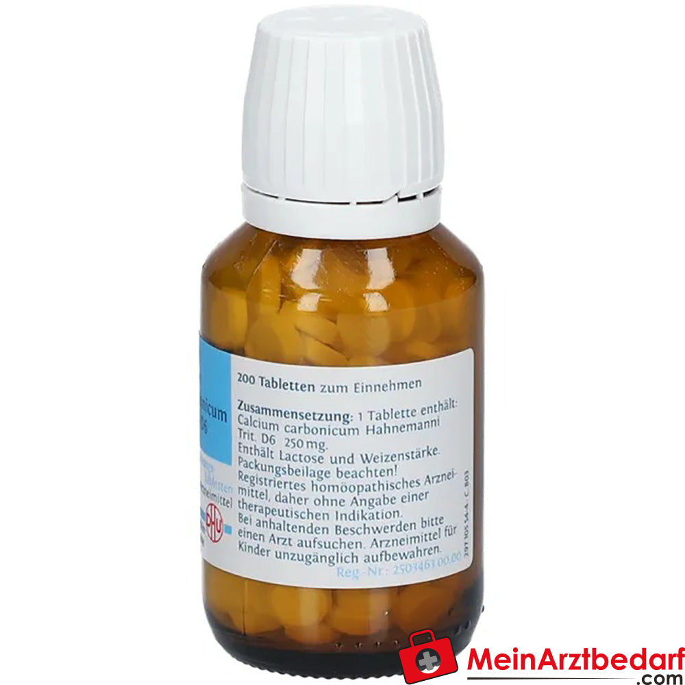 DHU Biochemistry 22 Calcium carbonicum D6 250 mg tabletki