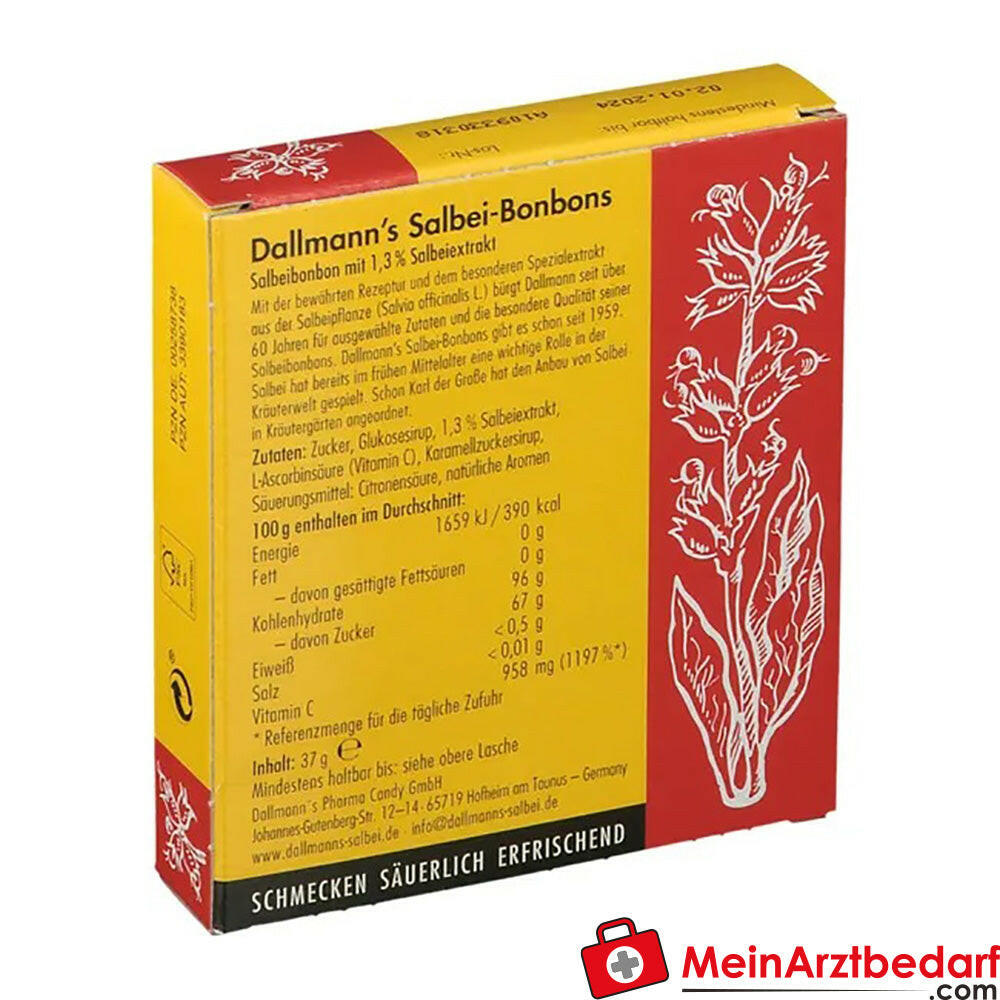 DALLMANNS® Salbeibonbons, 20 St..