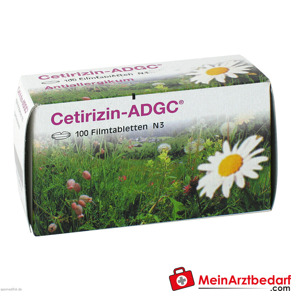 Cetirizin-ADGC Antiallergikum Filmtabletten.