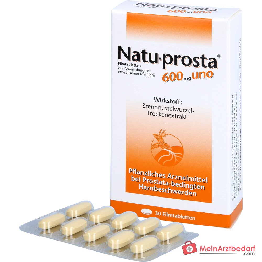 Rodisma-Med Natuprosta 600 mg uno Brennnesselwurzel-Trockenextrakt Filmtabletten, 100 St.