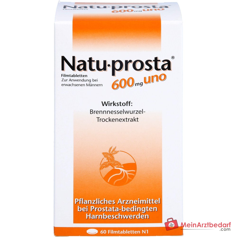 Rodisma-Med Natuprosta 600 mg uno Brennnesselwurzel-Trockenextrakt Filmtabletten, 100 St.