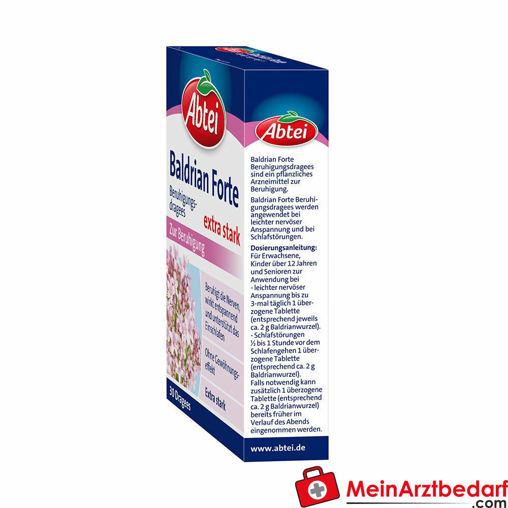 Abtei Baldrian Forte Beruhigungsdragees.