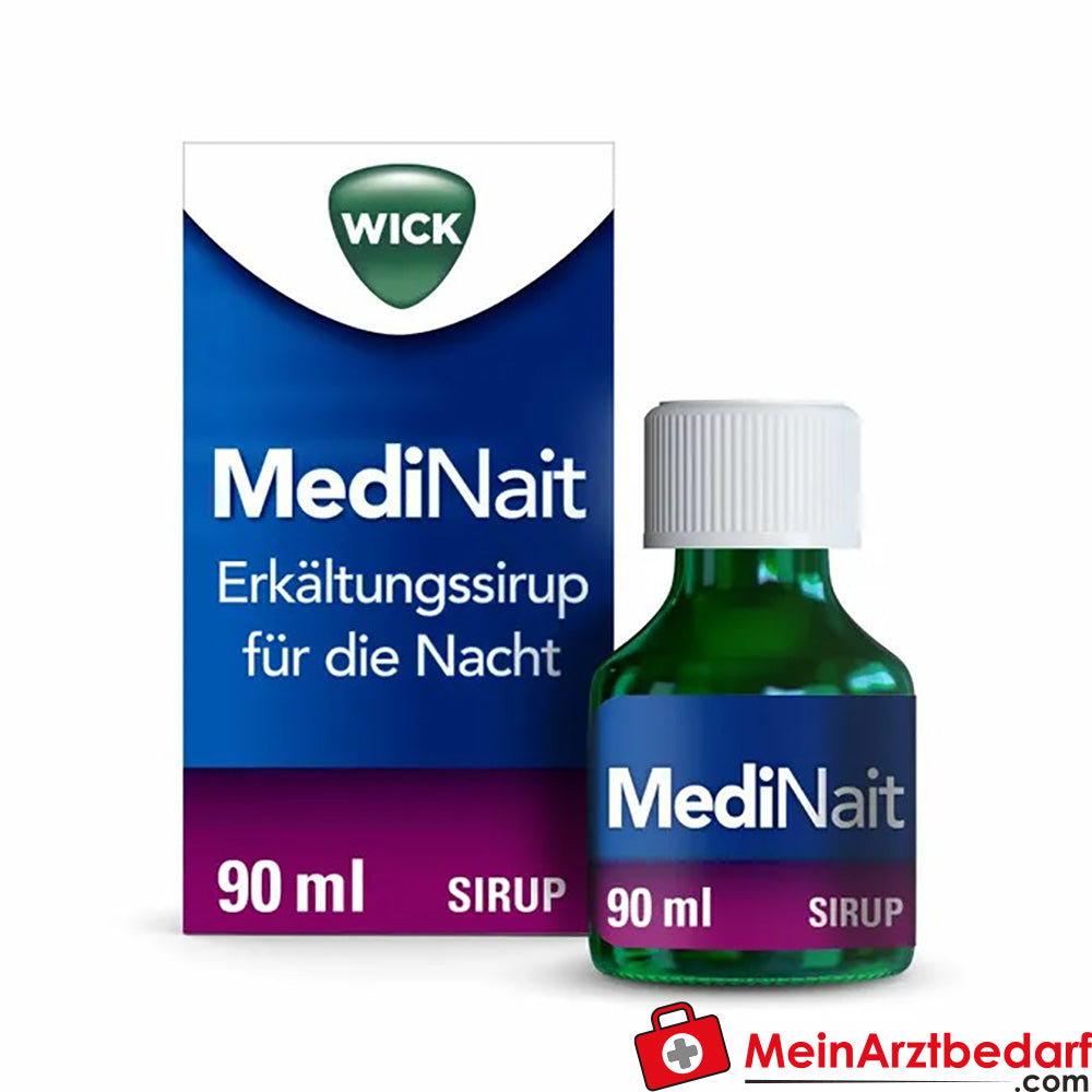 WICK MediNait Erkältungssirup für die Nacht.