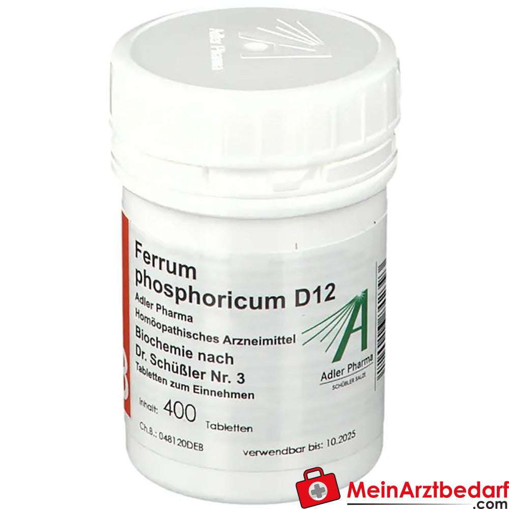 Adler Pharma Ferrum phosphoricum D12 Biochemie nach Dr. Schüßler Nr. 3.