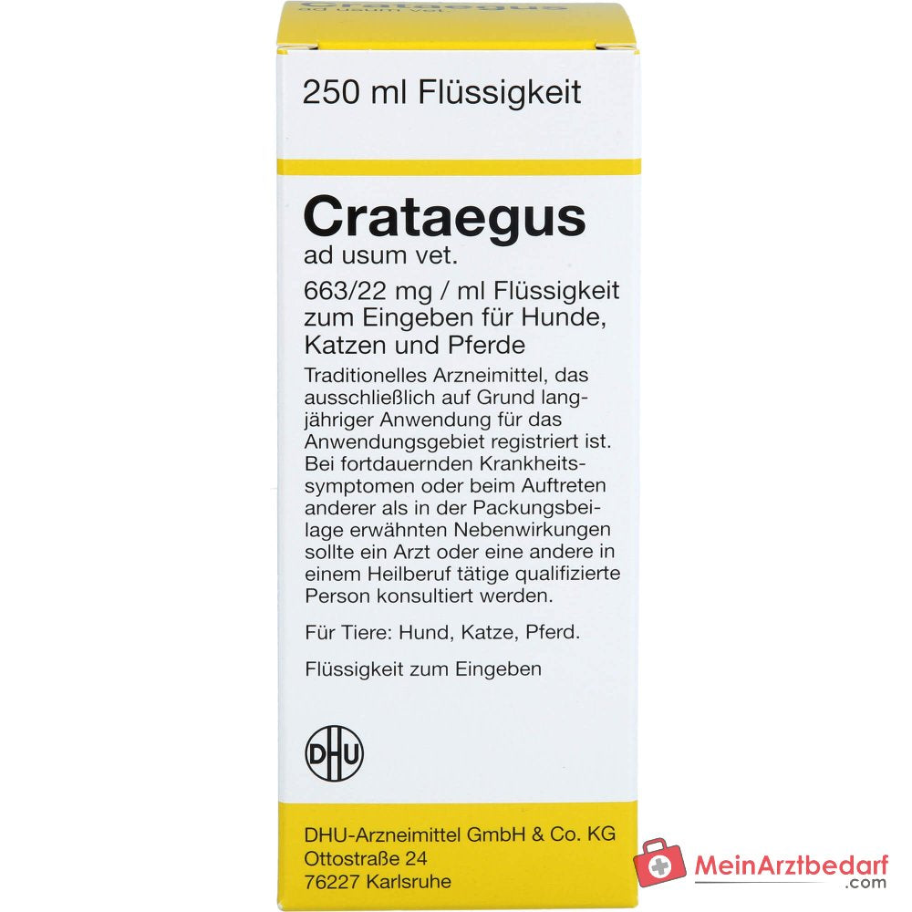 Crataegus ad usum vet extracto de espino gotas 250 ml para perros gatos caballos