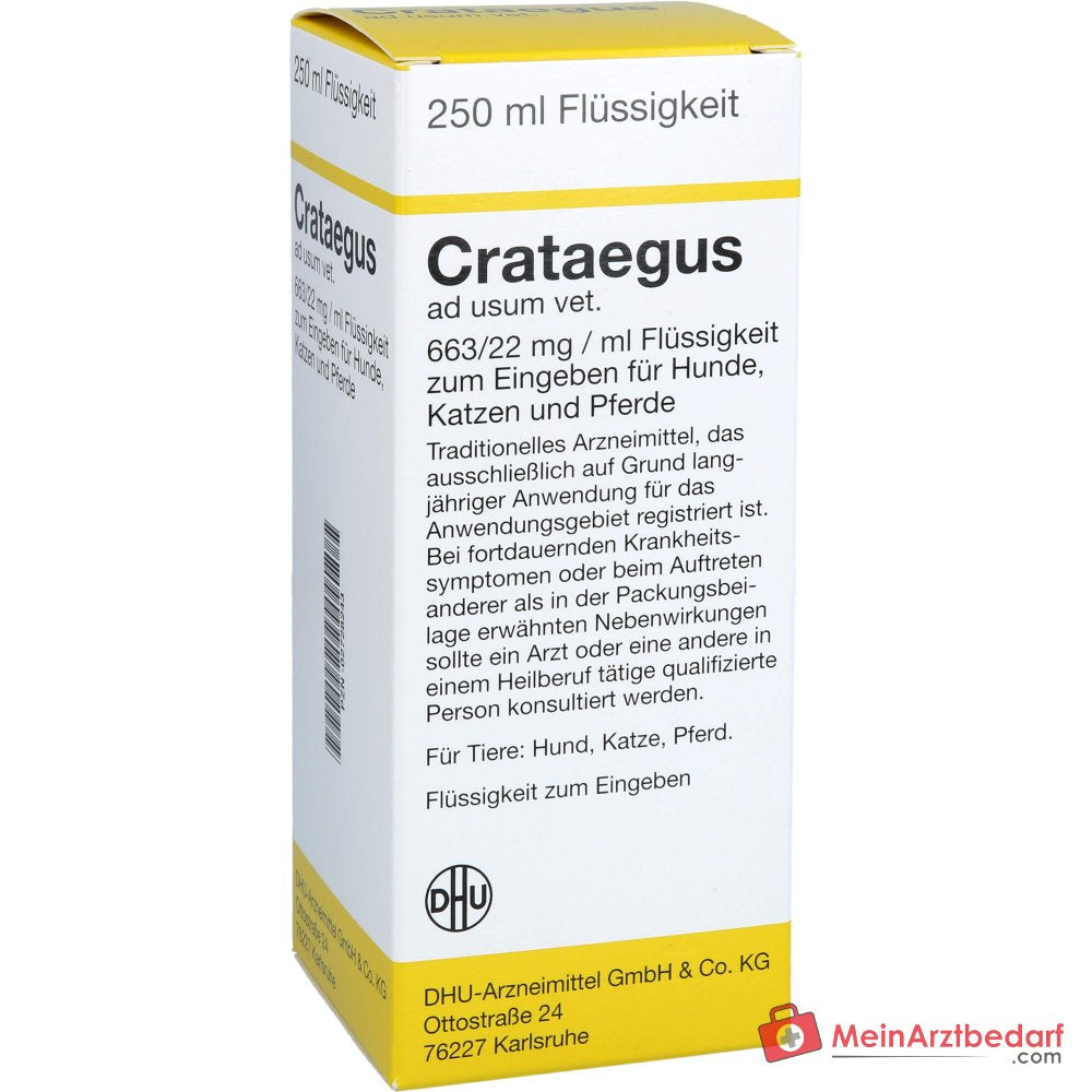 Crataegus ad usum vet extracto de espino gotas 250 ml para perros gatos caballos