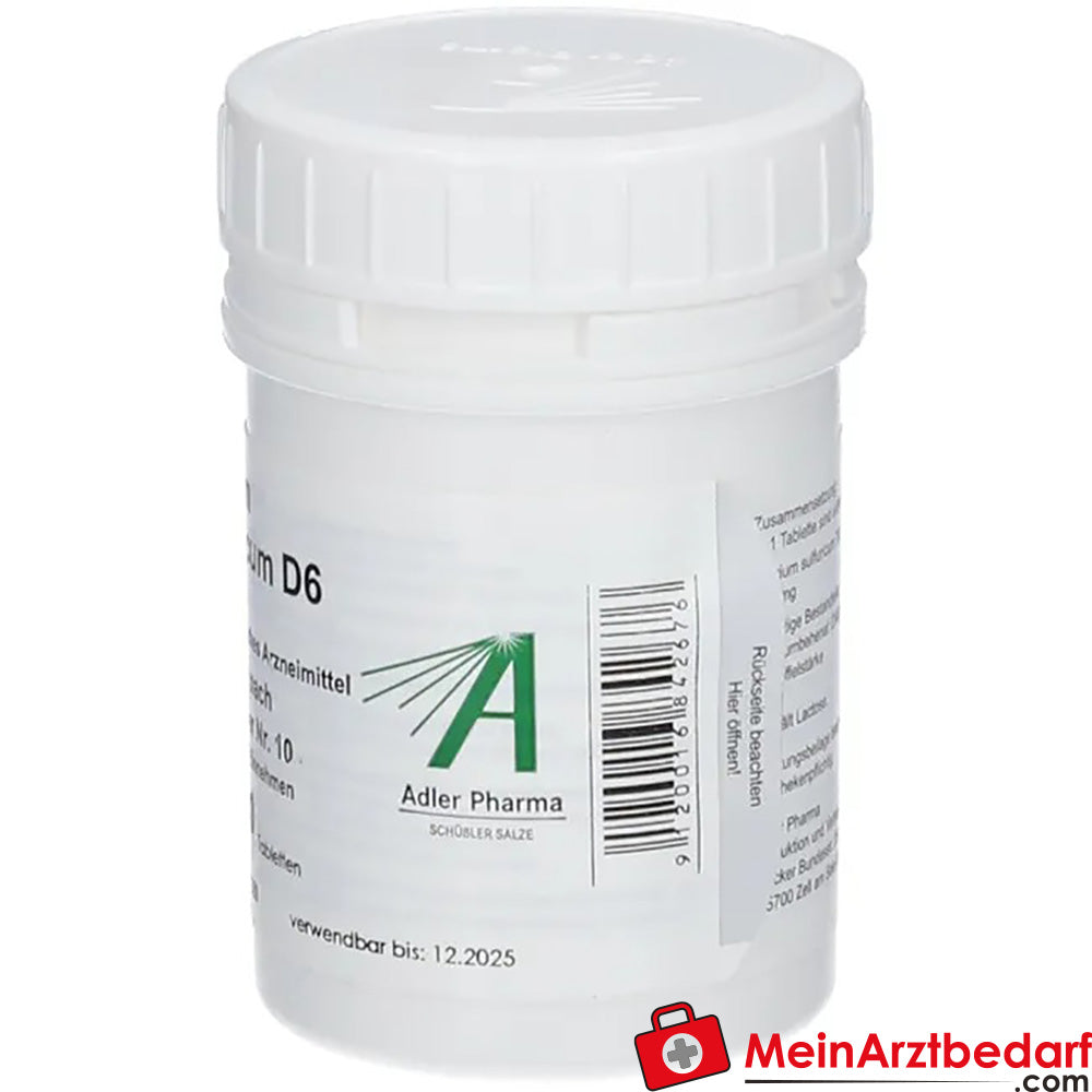 Adler Pharma Natrium sulfuricum D6 Biochemie nach Dr. Schüßler Nr. 10.