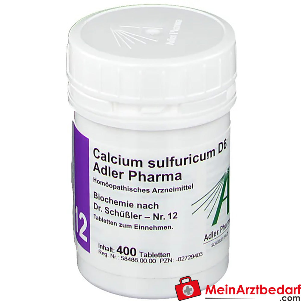 Adler Pharma Calcium sulfuricum D6 Biochemie nach Dr. Schüßler Nr. 12.