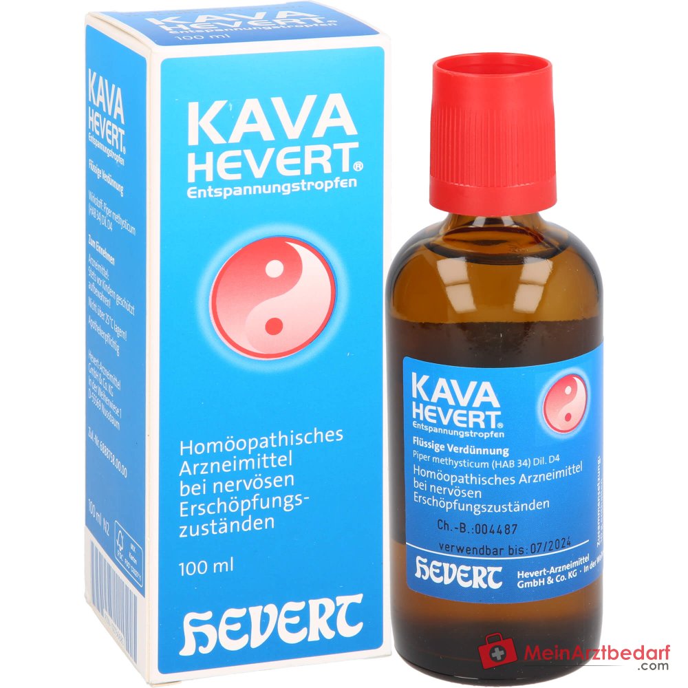 Hevert Kava Entspannungstropfen, 100 ml