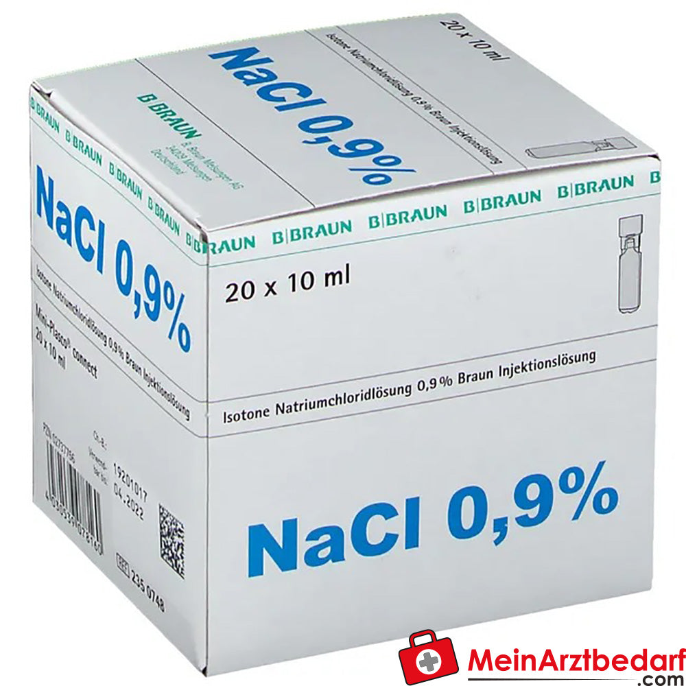 Isotone Kochsalz-Lösung 0,9% Braun Miniplasco connect, 200ml.