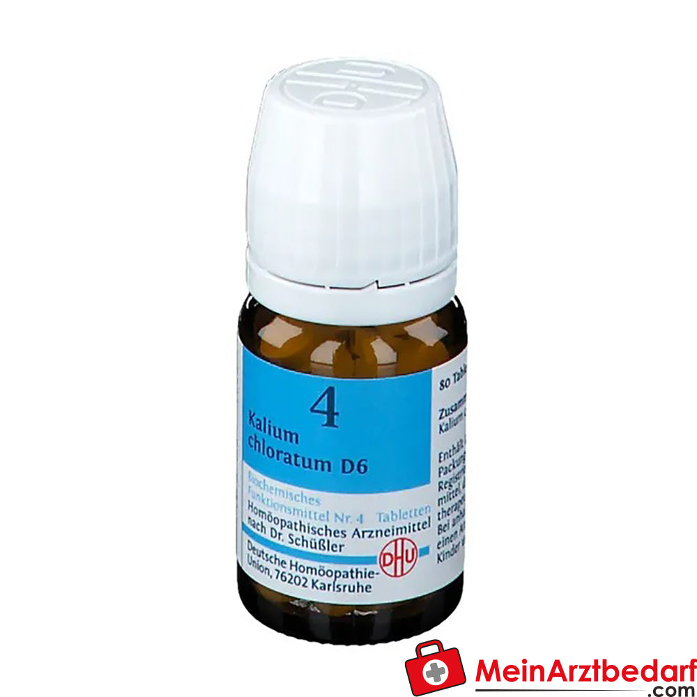 DHU Biochemie 4 Kalium Chloratum D6 Tabletten, 200 st.