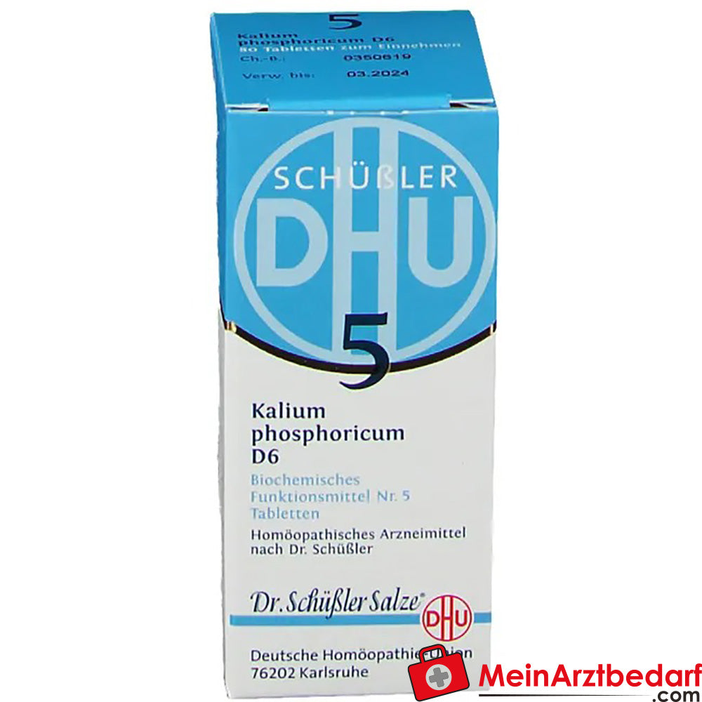 DHU Schüßler-Salz Nr. 5® Kalium phosphoricum D6, 80 St..