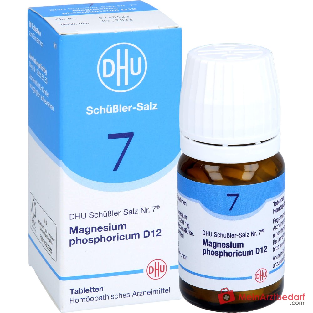 DHU Schuessler zout nr. 7 Magnesium phosphoricum D12 bolletjes